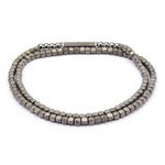 Inox jewellery - Hæmatit Terninger - br621 - armring.dk - Armbånd