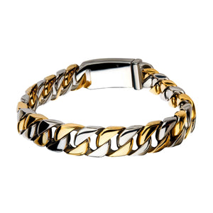 Inox jewellery - Kædearmbånd Guld - br581 - armring.dk - Armbånd