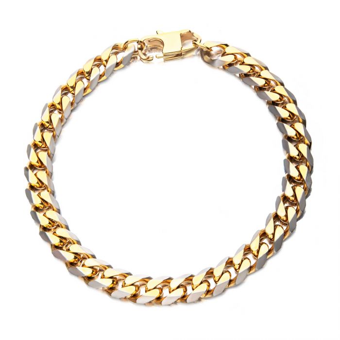 Inox jewellery - Kædearmbånd - br27838g - armring.dk - Armbånd